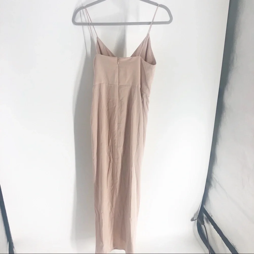 Shona Joy NWT Cocktail Draped Maxi Dress Pink Ballet 4 - Picture 8 of 9